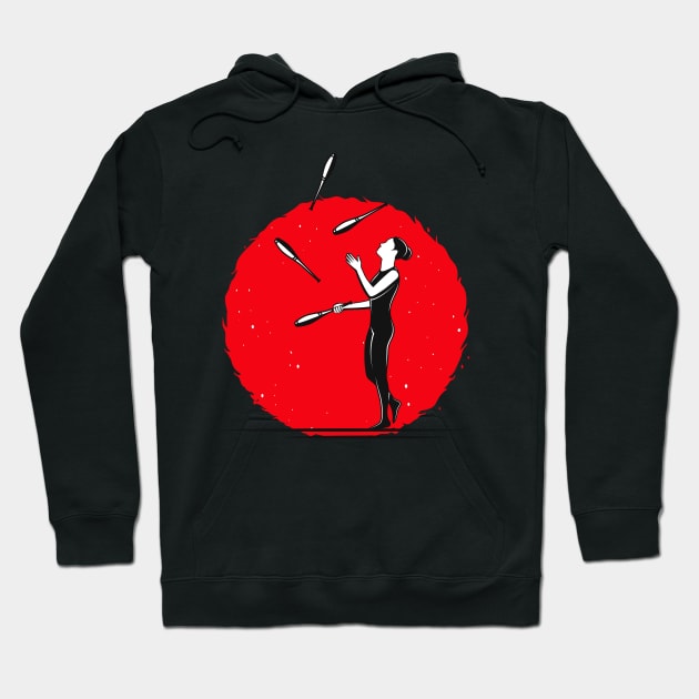 Juggling Juggle Artist Juggler Hoodie by Foxxy Merch